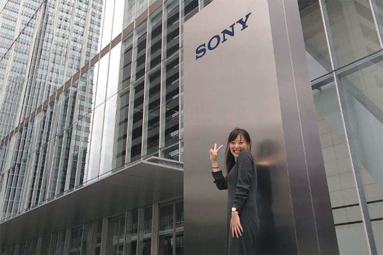 ソニー時代（牧野友香子さん提供）