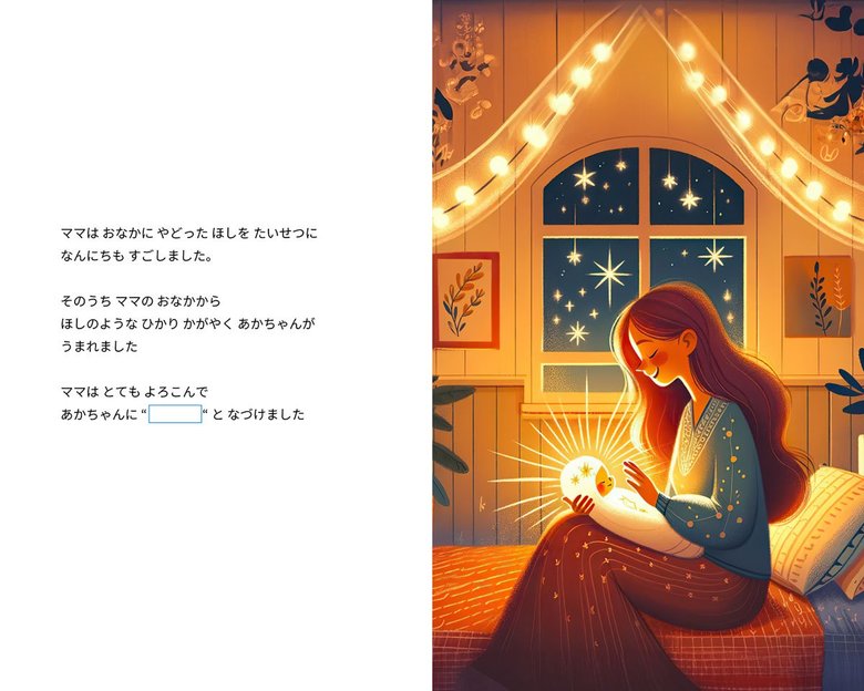 読んだ子どものお気に入りの1冊にしてもらいたいという思いから、名前を入れられる仕様にした