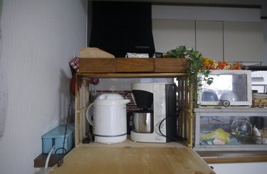キッチンDIYでカフェコーナー作り!コーヒータイムを時短しよう♪
