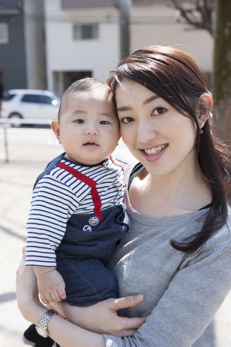 西村由美と長男