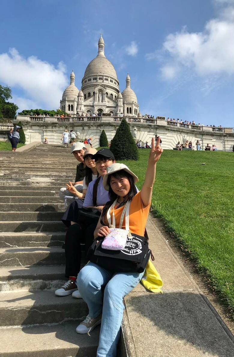 パリオリンピックへは家族全員で応援に