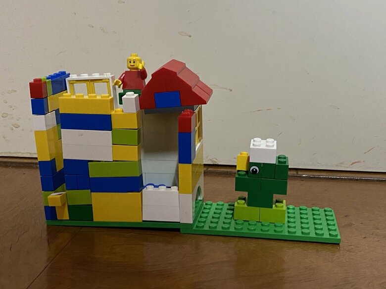 お孫さんが作ったレゴ作品