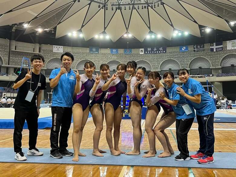 至学館大体操競技部女子は昨年の全日本インカレでは2部で5位に入った