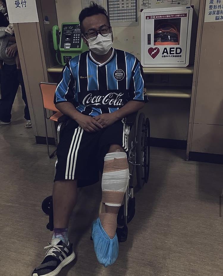 「ダンソン」の負担でふくらはぎの「フィーザ筋」が切れた（肉離れ）