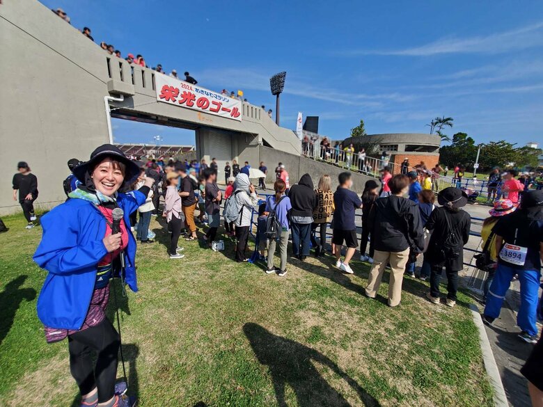 地元のマラソン大会のリポートも