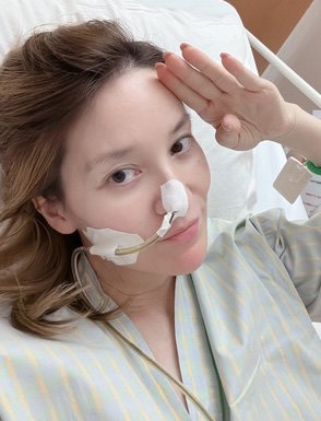 入院中の1枚。これまで何度も入退院を繰り返してきた