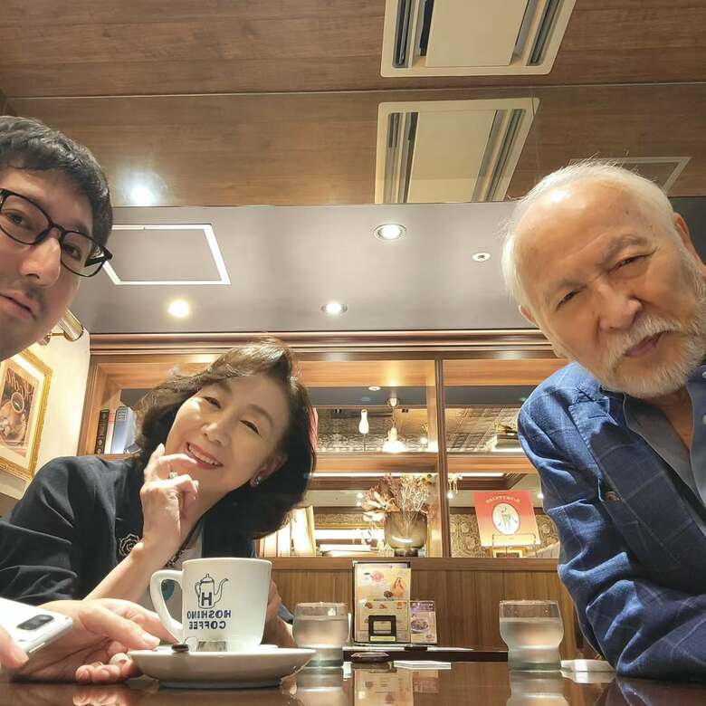 音無美紀子、村井國夫、長男