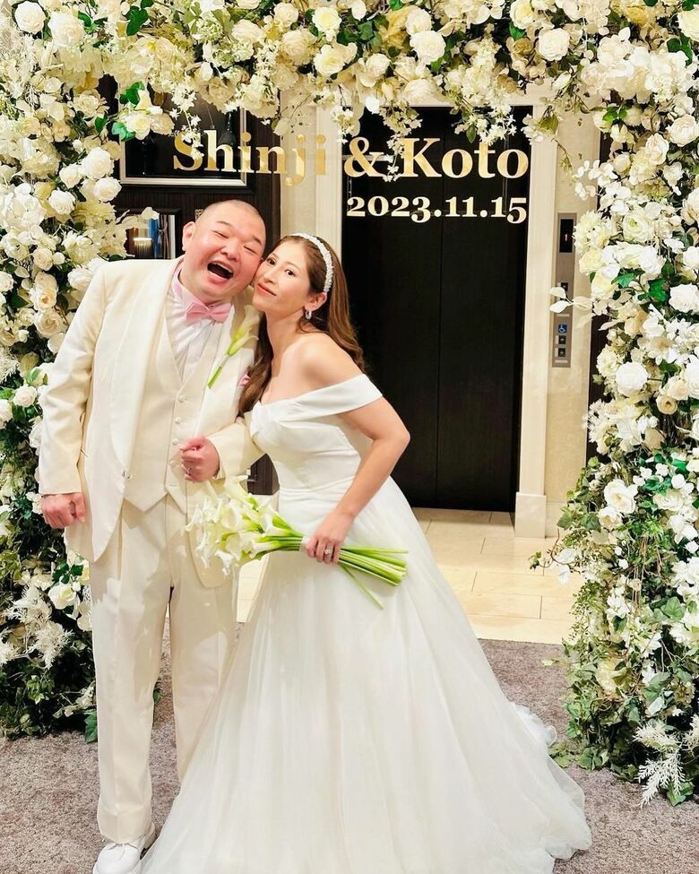 昨年結婚式を挙げました！