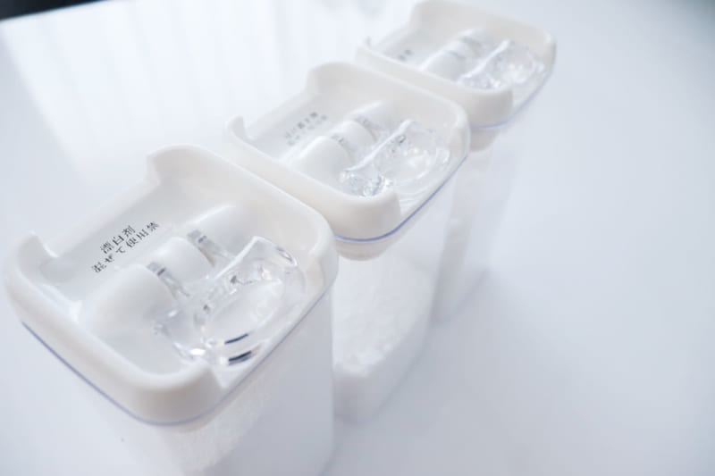 粉末洗剤の収納