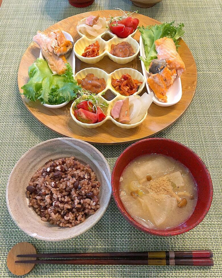 食事には特に気を使っている（Instagramより）