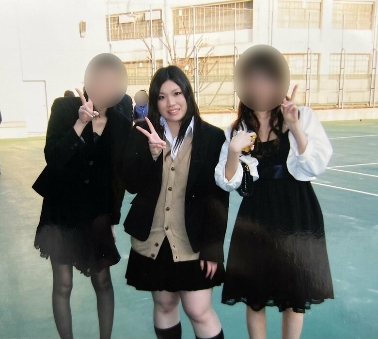 高校卒業式で体重は77キロあった