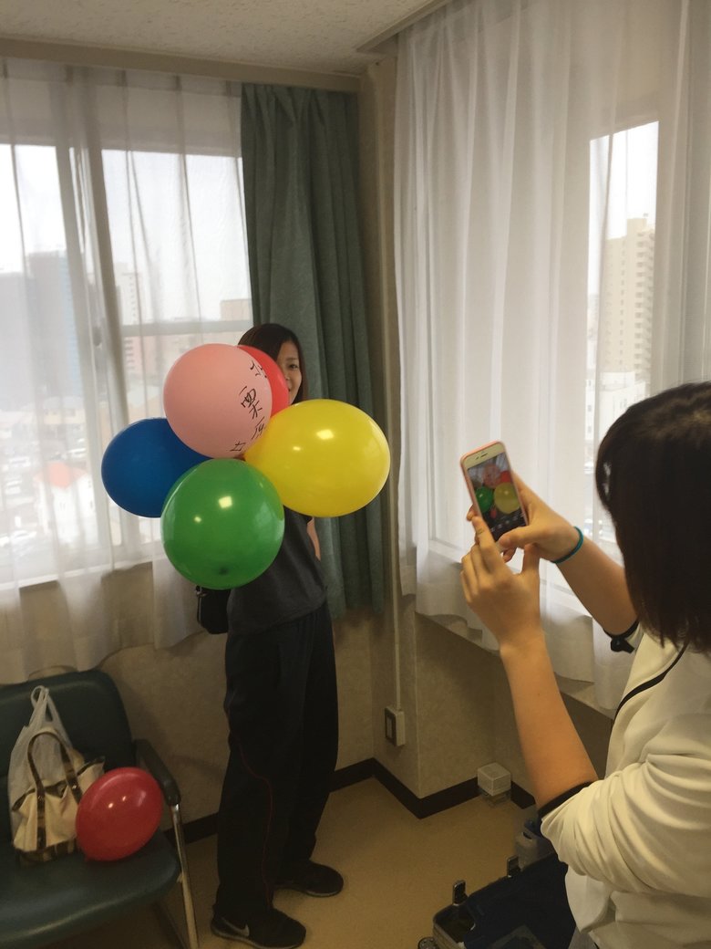 お見舞いに来てくれたとき