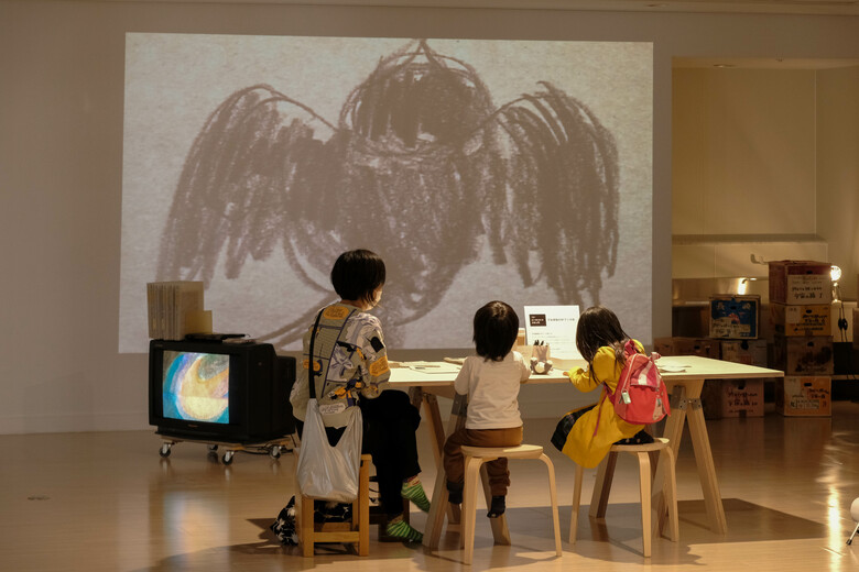 Naomiさんイチ押しの千葉市美術館では親子でアート制作できる場所も（撮影／須崎隆善）