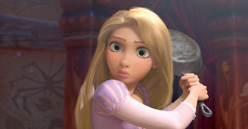 ディズニープリンセスのファッションとヘアスタイル(ラプンツェル)3