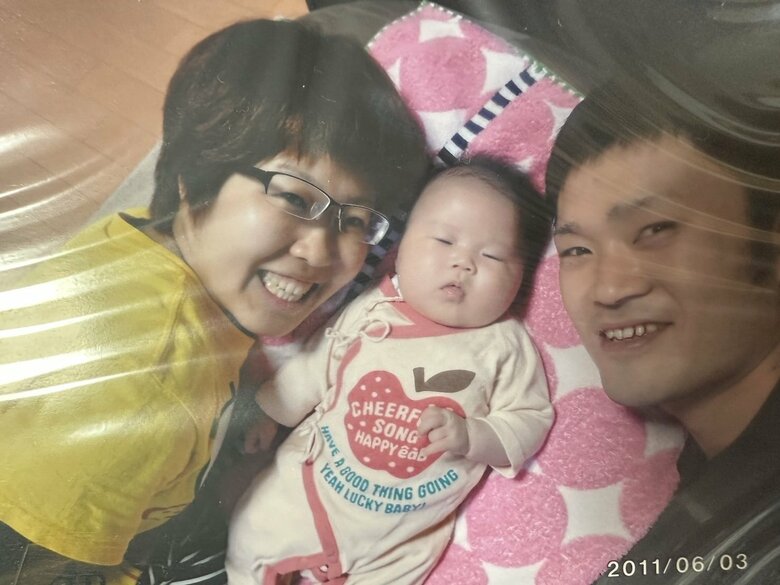 生後2か月ごろのゆいなさん