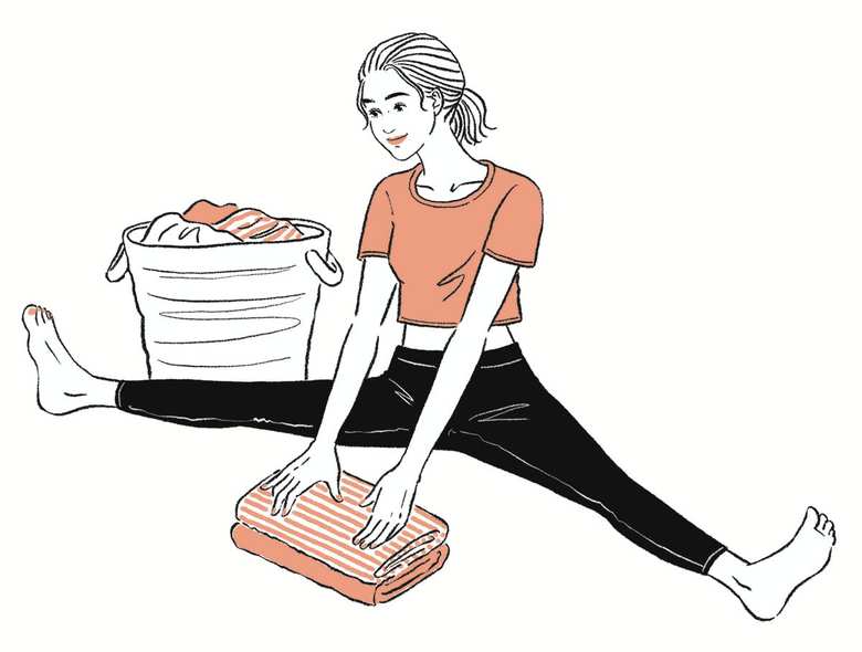 洗濯物のたたみ方