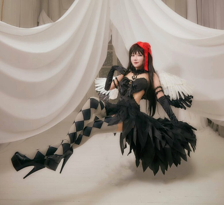 魔法少女まどか☆マギカ、悪魔ほむらのコスプレ