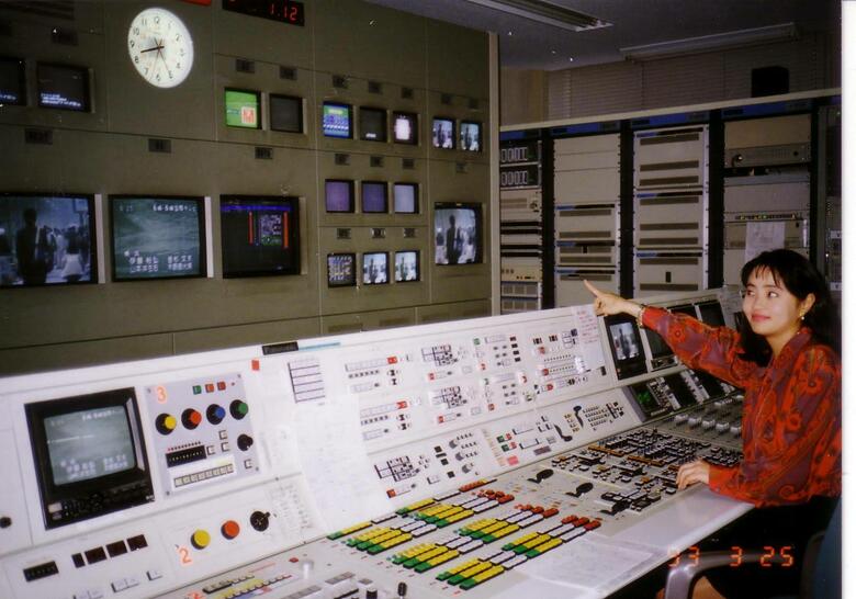 福岡放送時代はニュースのキュー出しも