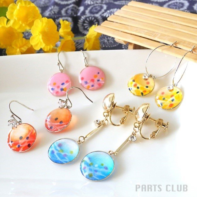 レジンピアス【1】