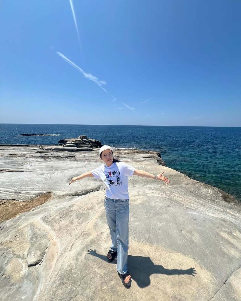 2024年8月、子宮体がん術後に白浜に