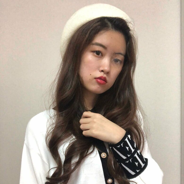 ベレー帽がお似合い、お洒落が大好きなしぶきさん