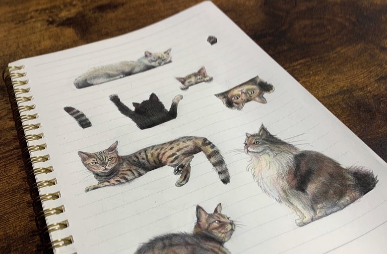 近くで見るとよりはっきりと感じられる緻密さ