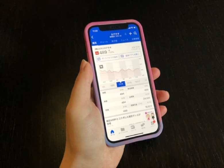 スマホでのチェックも思うようにならず…