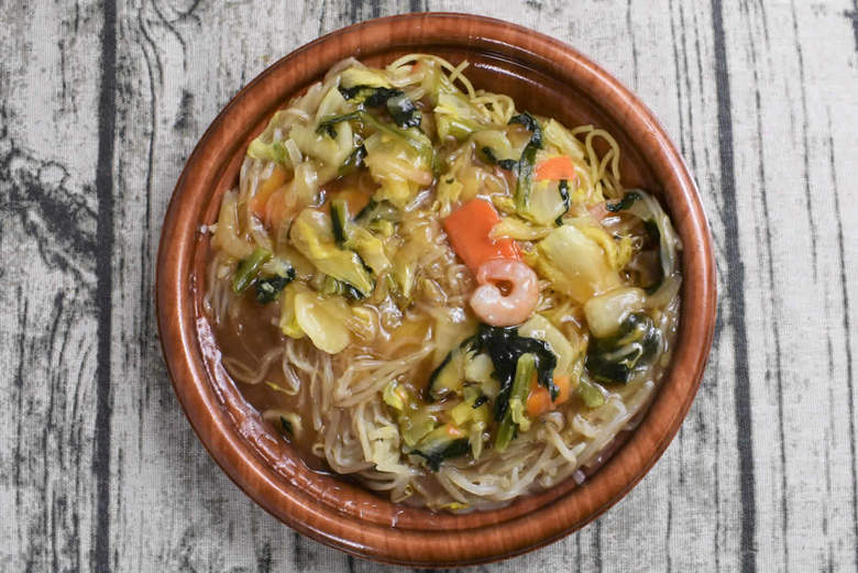 ファミマのおすすめランチ「あんかけ焼そば」のアップ画像