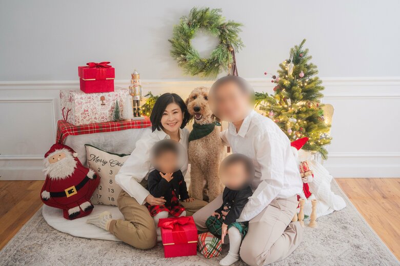2024年クリスマス、子どもたちは1歳のとき