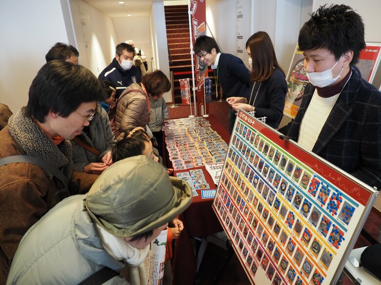 「マンホールサミット2017in埼玉」マンホールカード展示の様子