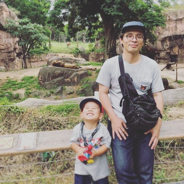 ▲息子のテンションが上がるのは、動物園。うん、やっぱり、僕に似ている。