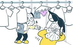 同居の義父が気まずくなる「下着を干す場所」
