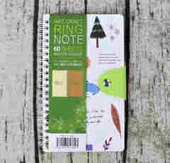 セリア「アートクラフトリングノート」2種類の紙で思考の整理を！