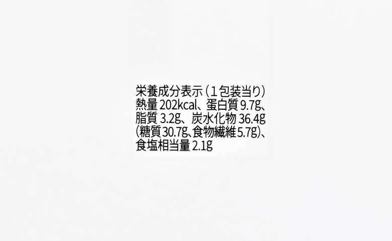 セブンイレブンのおすすめサラダ「ねばねば具材と納豆の雑穀ごはんサラダ」の成分画像