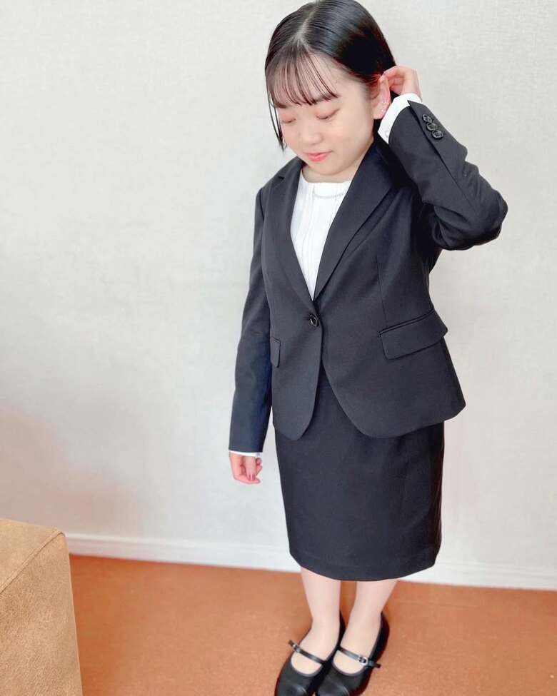 大学の入学式に着たスーツ