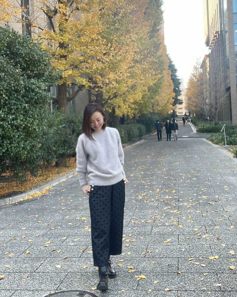 「さりげないドット」オシャレなアイテムをセンスよく着こなす宮崎さん