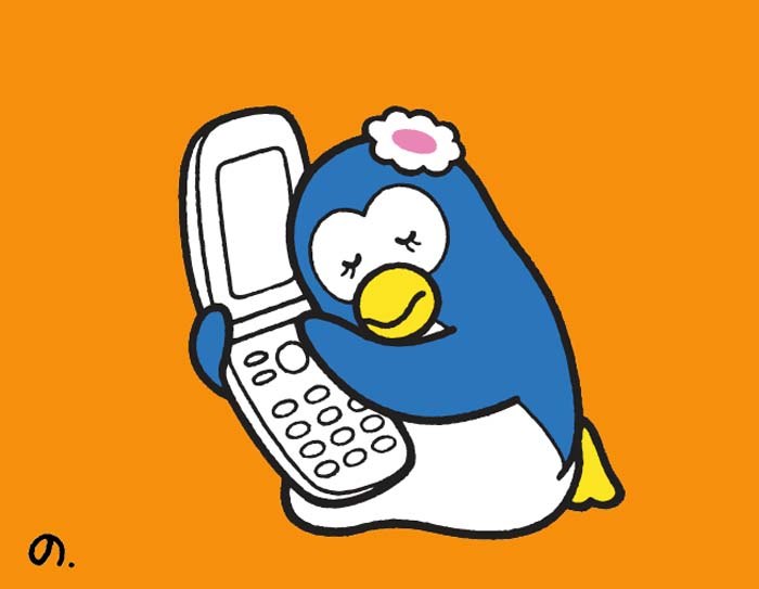 auの特設サイトに採用されたパピプペンギンズ