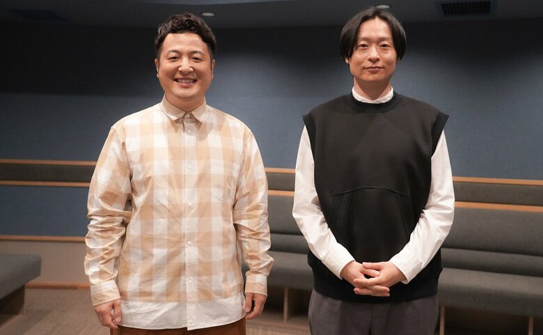 カジュアルな服装で取材に応じてくれた和牛の二人