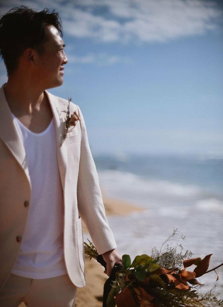 がん治療後の2019年、2年越しでハワイにてウエディングフォトを撮影