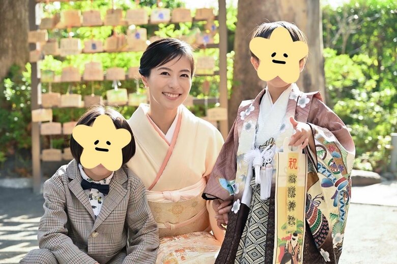 七五三のお参りに