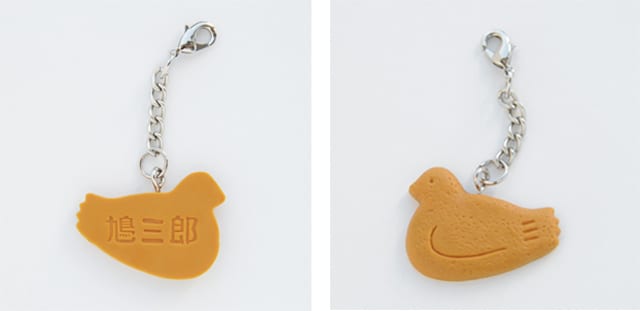 人気NO.1の鳩グッズ「鳩三郎」（500円）