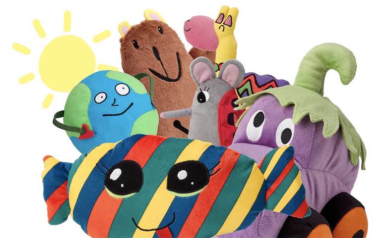 子どもたちの絵が可愛いぬいぐるみに！