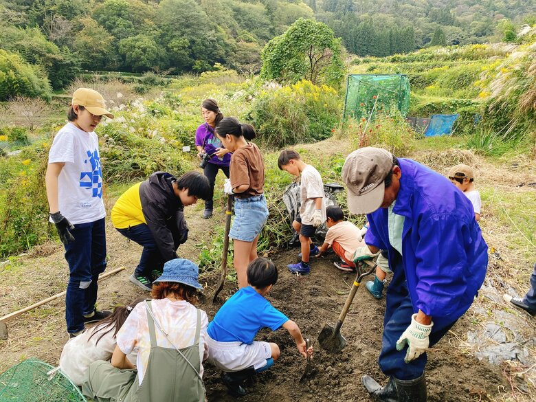 みんなで野菜づくりを楽しむことも