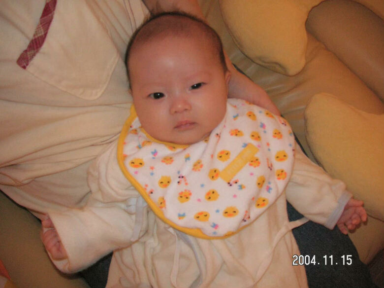 赤ちゃんのころの侑夕さん