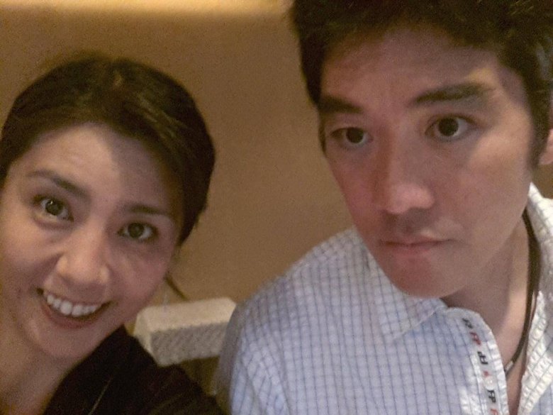 立花さんと旦那さんのツーショット