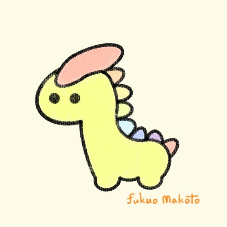 「いつか絵本を作ってみたい！」と語る福尾さんのほんわか可愛いイラスト