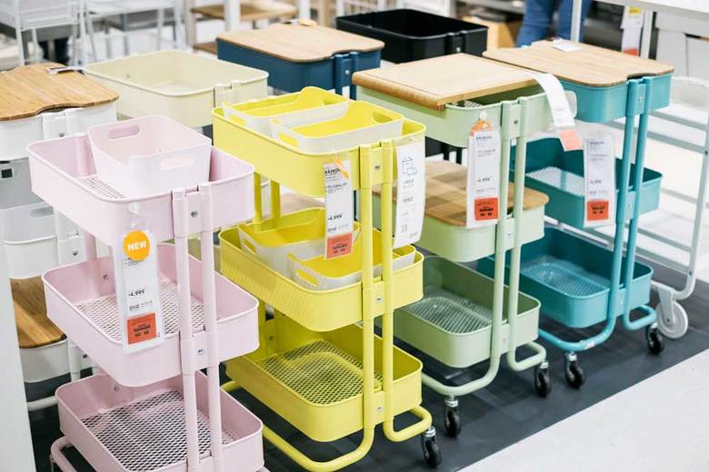 IKEA(イケア)のRÅSKOG ワゴン 4,999円(税込)
