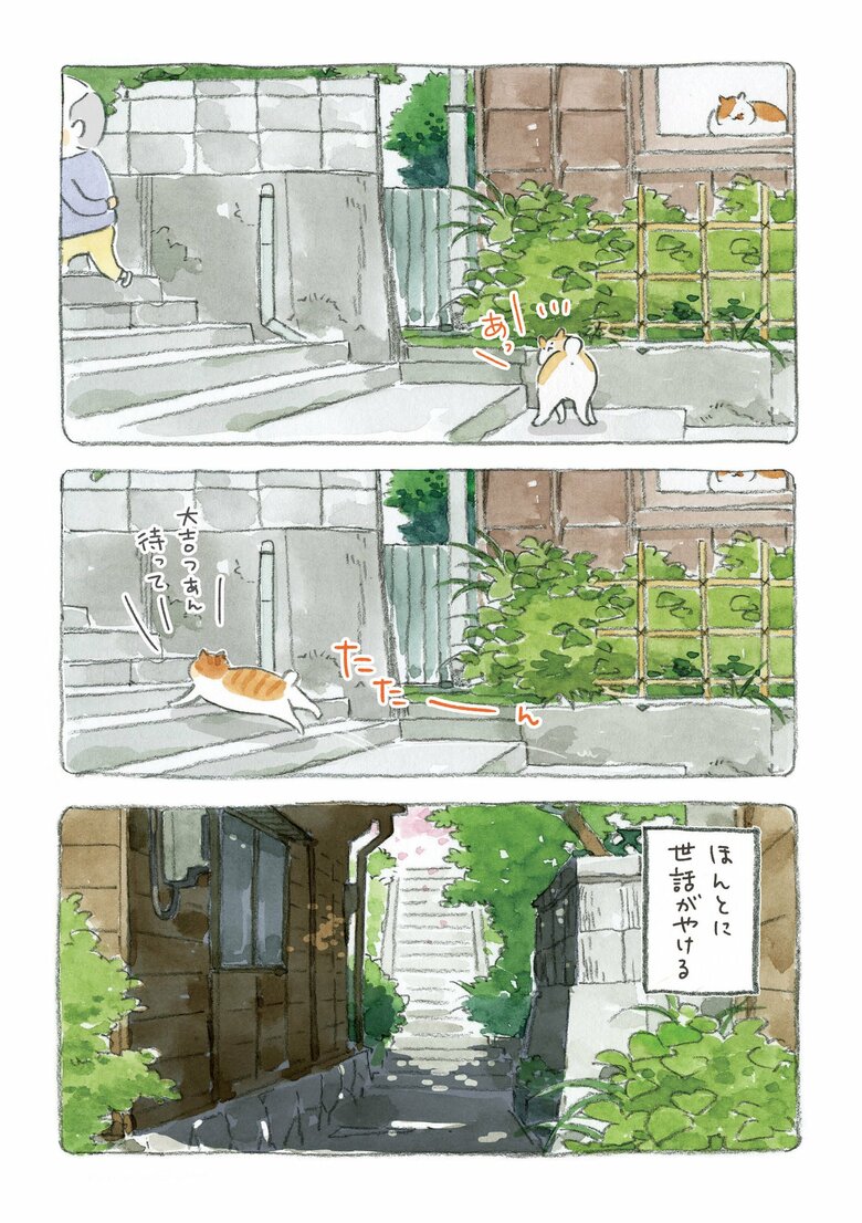 『ねことじいちゃん』1巻2話（KADOKAWA）より (C)ねこまき（6/8）