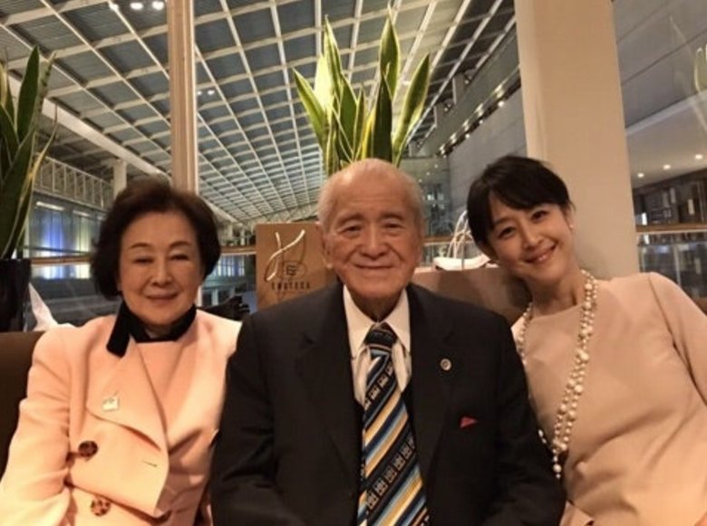 義父母との貴重なショット