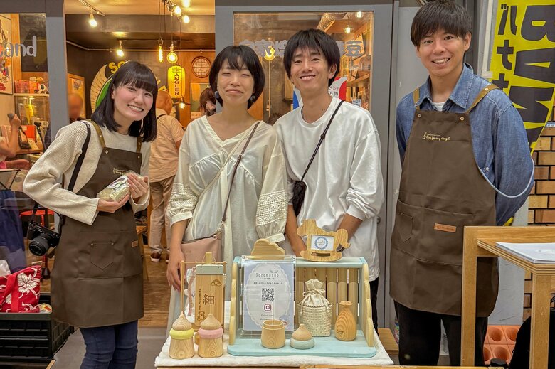 イベントに出展時にブースを訪れた家族と直接交流することも